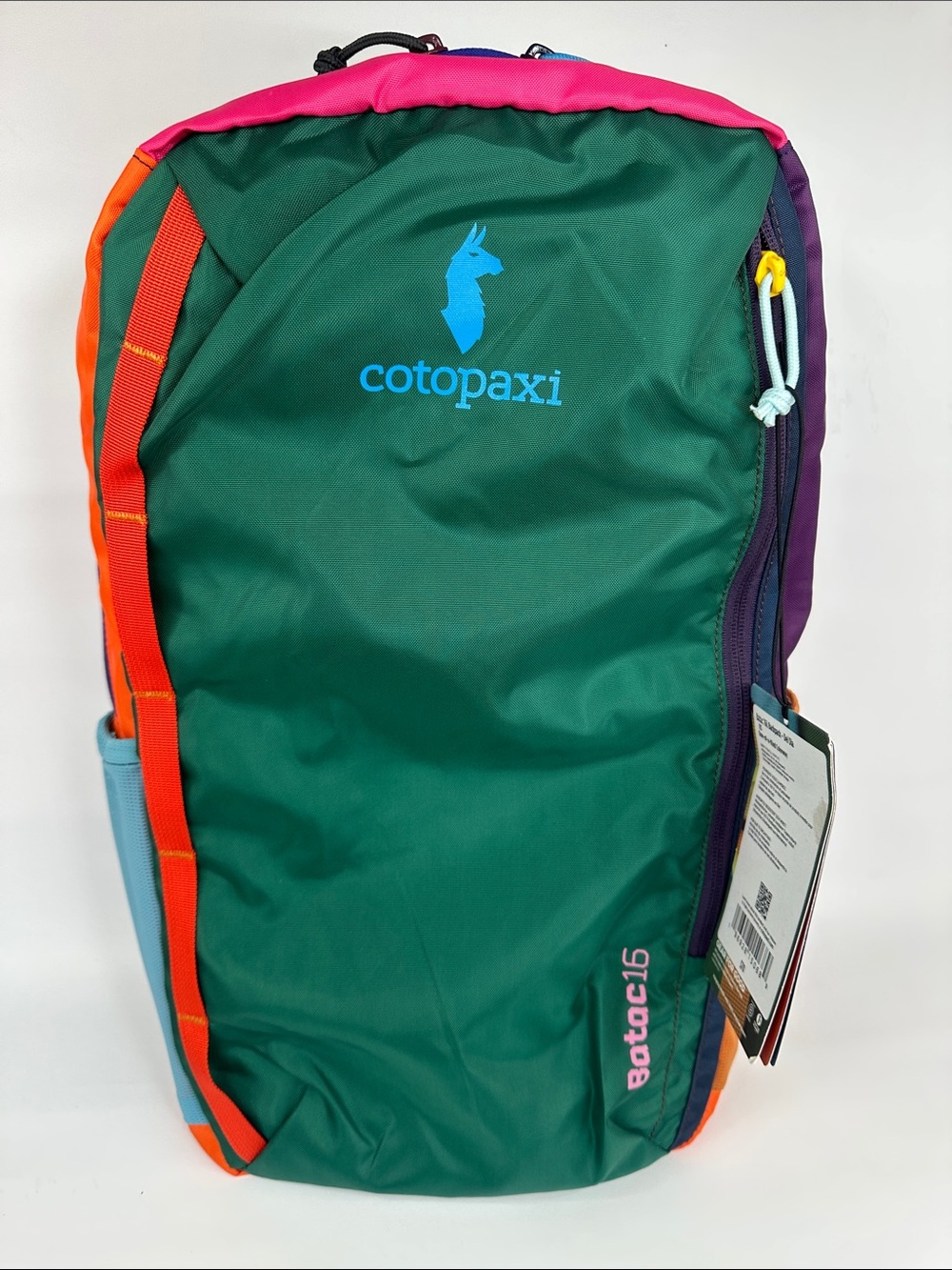 Cotopaxi Batac Del Día 16L Backpack One-of-a-Kind Multicolor Lightweight Daypack